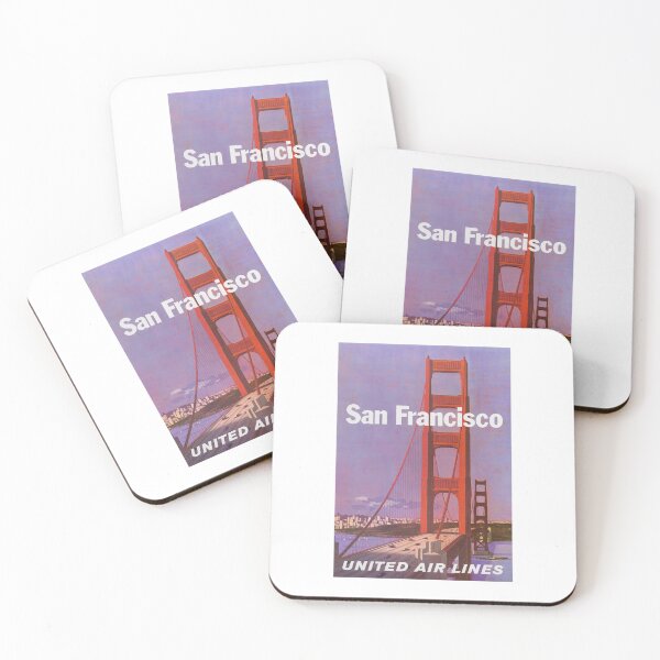 Item preview, United Air Lines San Francisco Travel Advertisement designed and sold by vintagerepros.