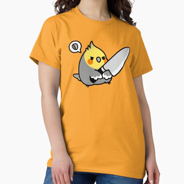 Chubby Cockatiel Knife Classic T-Shirt