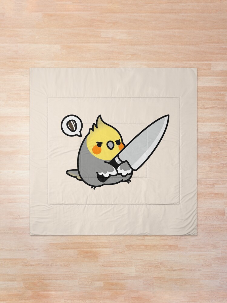 Alternate view of Chubby Cockatiel Knife Comforter