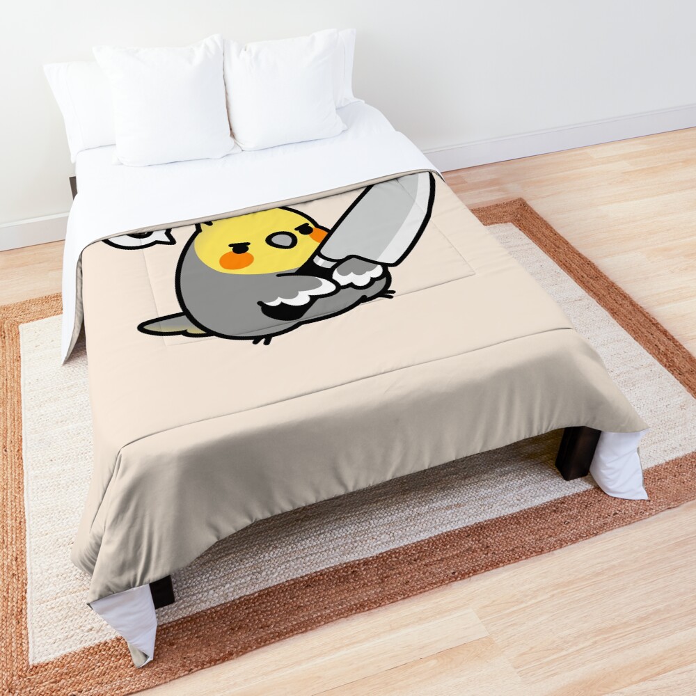 Chubby Cockatiel Knife Comforter