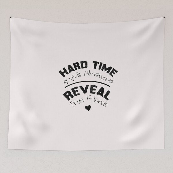 Item preview, hard time will always reveal true friends designed and sold by Crystakim.