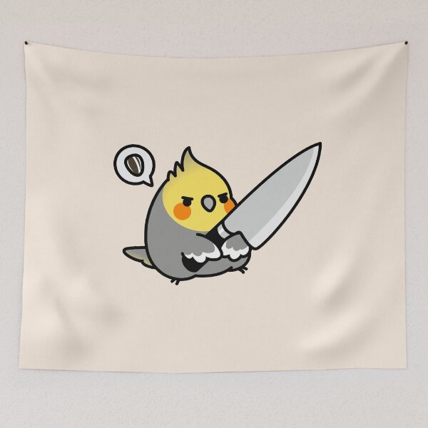 Item preview, Chubby Cockatiel Knife designed and sold by birdhism.