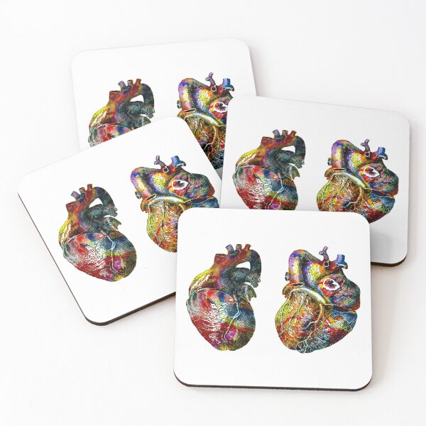 Item preview, Medical Anatomical Two Hearts  designed and sold by ArtKarisma.