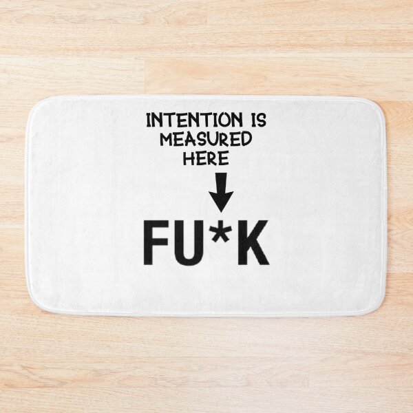 Item preview, Intention is measured here, Sarcastic Quote tshirt Ladies or Adult Fit Slogan Positive Motivational designed and sold by Zosef-artist.