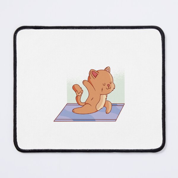 Item preview, cat-animal-doing-yoga designed and sold by Petit-creativ.