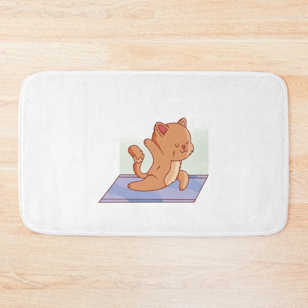 Item preview, cat-animal-doing-yoga designed and sold by Petit-creativ.