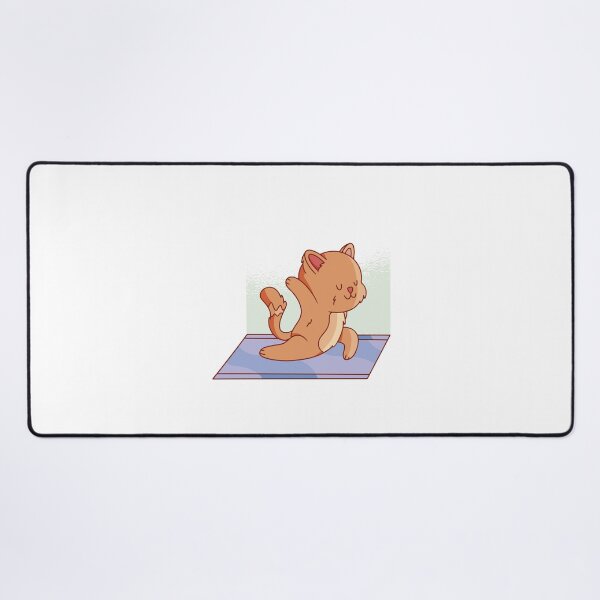 Item preview, cat-animal-doing-yoga designed and sold by Petit-creativ.