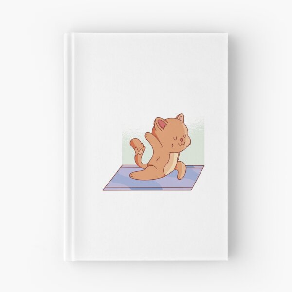 Item preview, cat-animal-doing-yoga designed and sold by Petit-creativ.