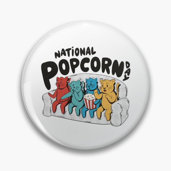 Item preview, cats-watching-movie-with-popcor designed and sold by Petit-creativ.