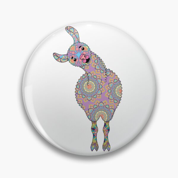 Item preview, Pretty pastel llama designed and sold by Viv Ainslie.
