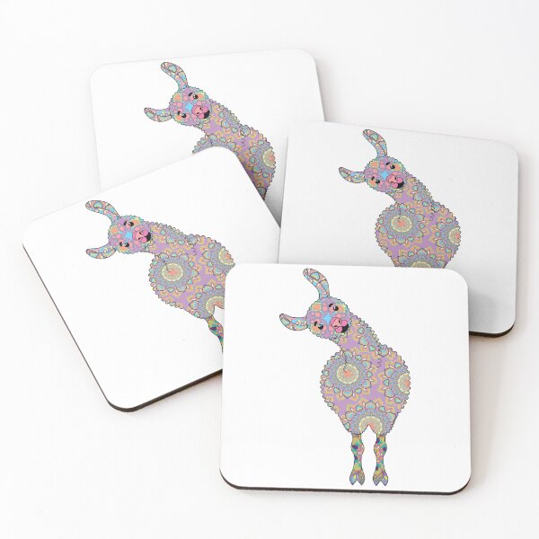 Item preview, Pretty pastel llama designed and sold by Viv Ainslie.