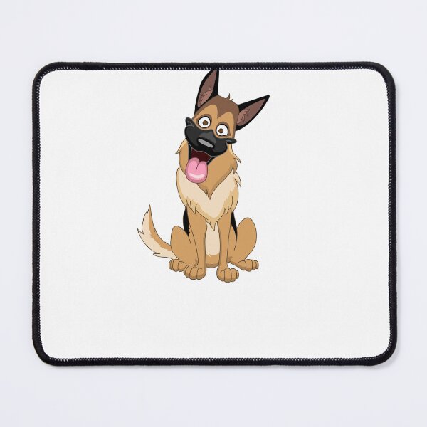 Item preview, A funny cute german shepherd design designed and sold by Doggymadness.