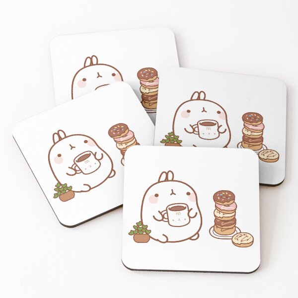 Item preview, Cute Bunny Coffee & Donuts designed and sold by PourElla.