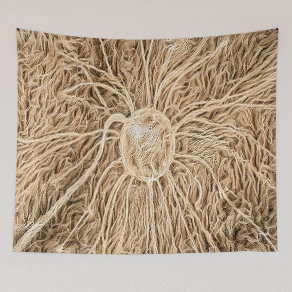 Item preview, Colorful February pattern in fluffy beige designed and sold by Bekindtome.