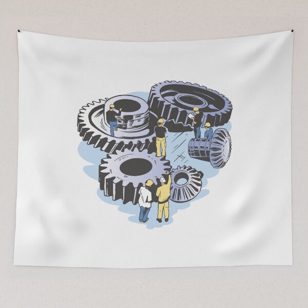 Item preview, mechanical-engineer-workers designed and sold by Petit-creativ.