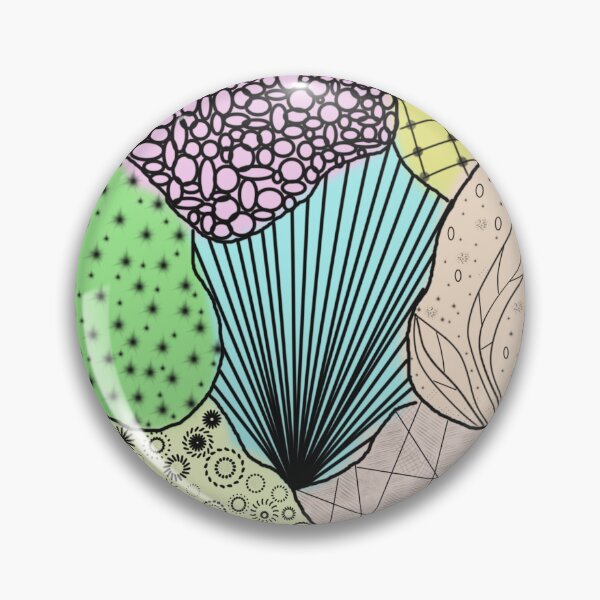 Item preview, abstract digital zentangle art designed and sold by baybaybaiba.