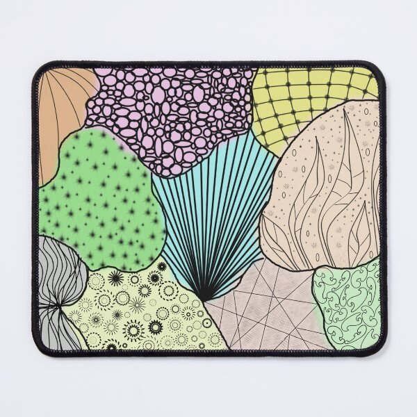 Item preview, abstract digital zentangle art designed and sold by baybaybaiba.