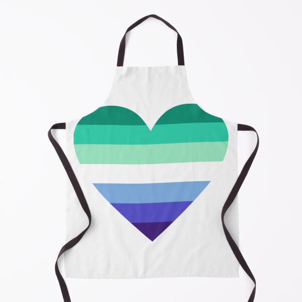 Item preview, heart shaped gay men pride flag designed and sold by BThingies.