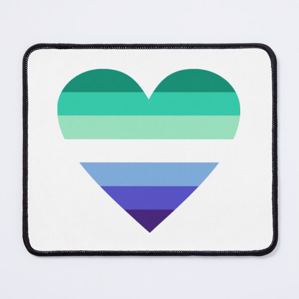 Item preview, heart shaped gay men pride flag designed and sold by BThingies.