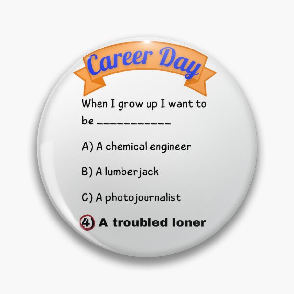 Item preview, Career Day – Want to be SOLITARY! designed and sold by Ferocious-Pear.