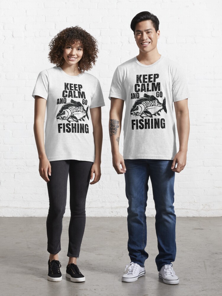 Keep Calm And Go Carp Fishing  Essential T-Shirt for Sale by  TeeInnovations