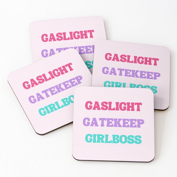 Item preview, Gaslight Gatekeep Girlboss Funny Quote designed and sold by MiaDelelai.