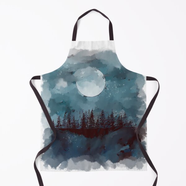 Item preview, Moon and forest, wild life designed and sold by Collagedream.