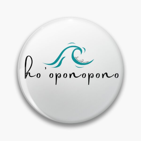 Item preview, ho'oponopono wave graphic print designed and sold by elevated-aura.