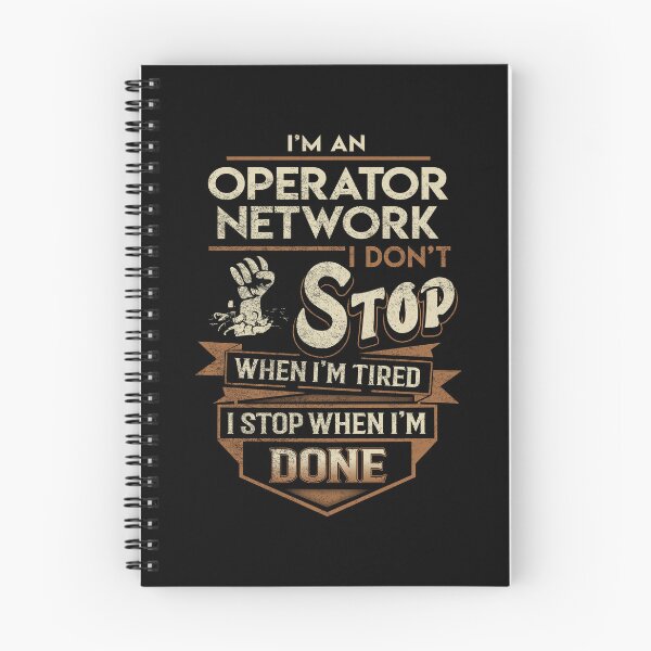Item preview, Operator Network T Shirt - I Stop When Done Job Gift Item Tee designed and sold by paneczkopat.