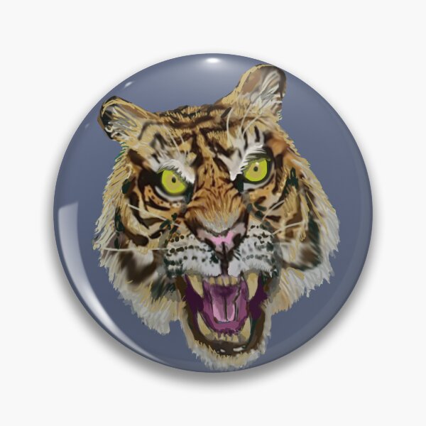 Artikelvorschau, Tigerkopf entworfen und verkauft von ChloePcreations.