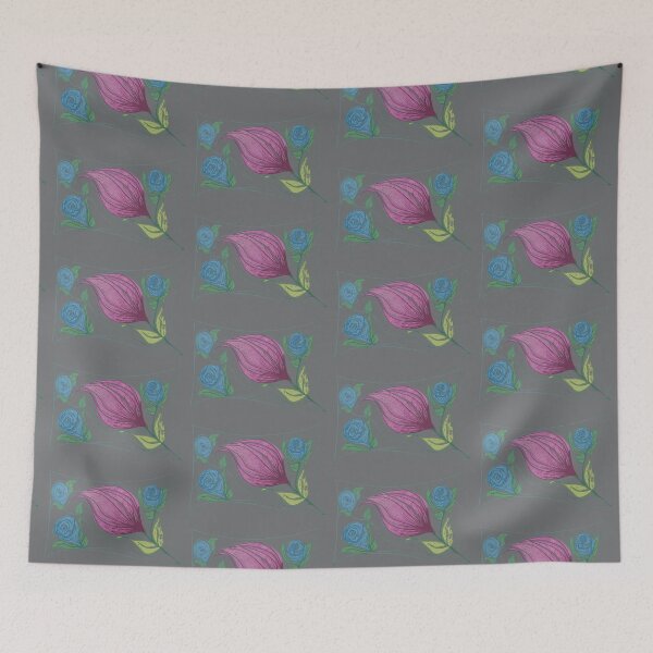 Item preview, bloom and bud -grey designed and sold by kathrynhack.