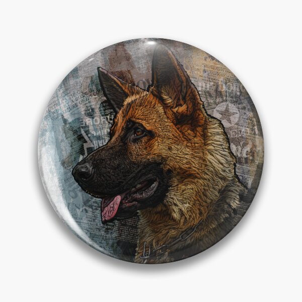 Item preview, German shepherd portrait  designed and sold by ranker666.