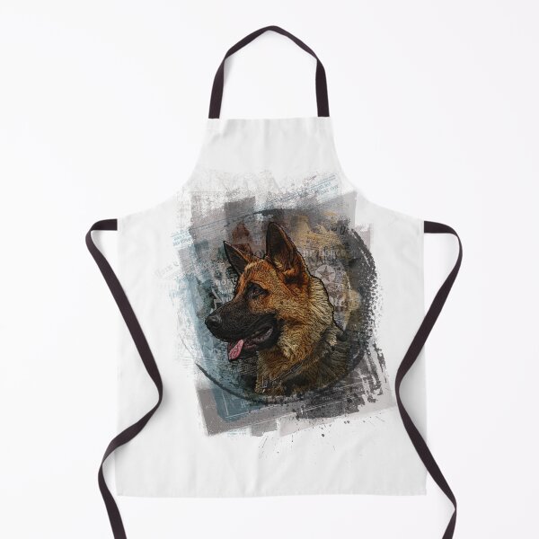 Item preview, German shepherd portrait designed and sold by ranker666.