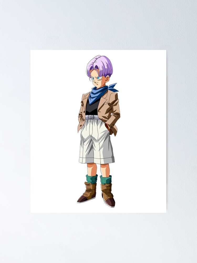 "DRAGON BALL Z TRUNKS" Poster by Landwolf Redbubble