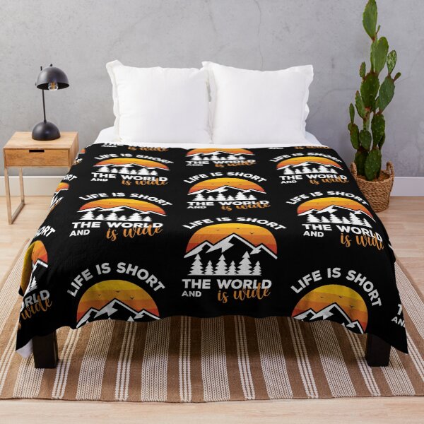 Item preview, Life is short and the world is wide. Triangle Mountains. designed and sold by epicmarketing.