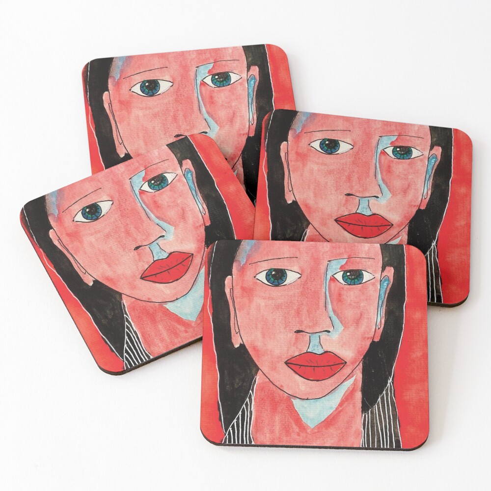 Item preview, Coasters (Set of 4) designed and sold by RandaRubyRed.