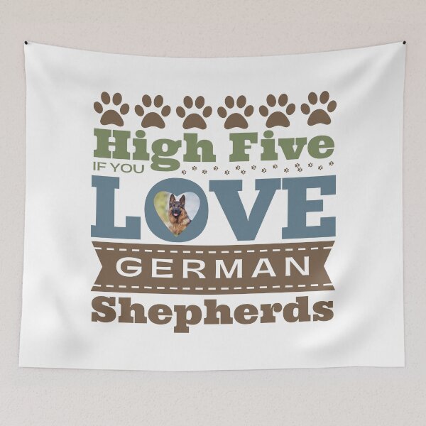 Item preview, High Five If You Love German Shepherds designed and sold by momofdoggos.
