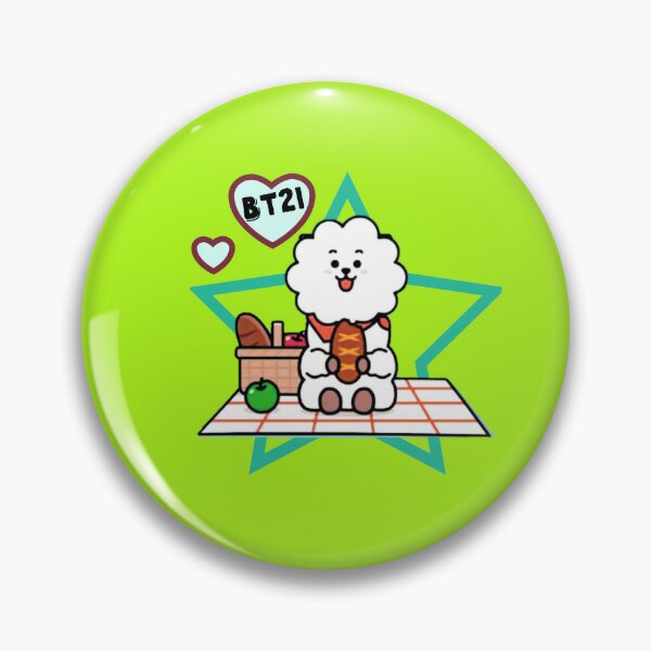 Bt21 Rj Pins And Buttons Redbubble