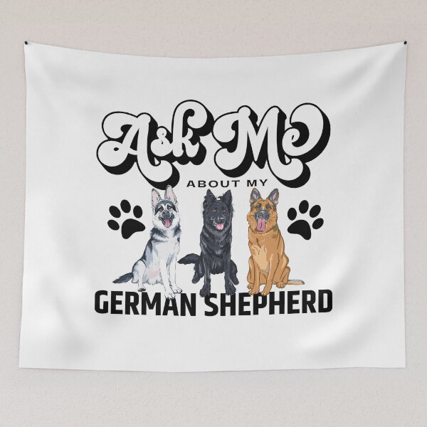 Item preview, Ask Me About My German Shepherd designed and sold by momofdoggos.