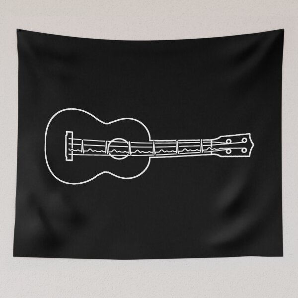 Item preview, Ukulele is life, music ecg heartbeat designed and sold by creative-athome.