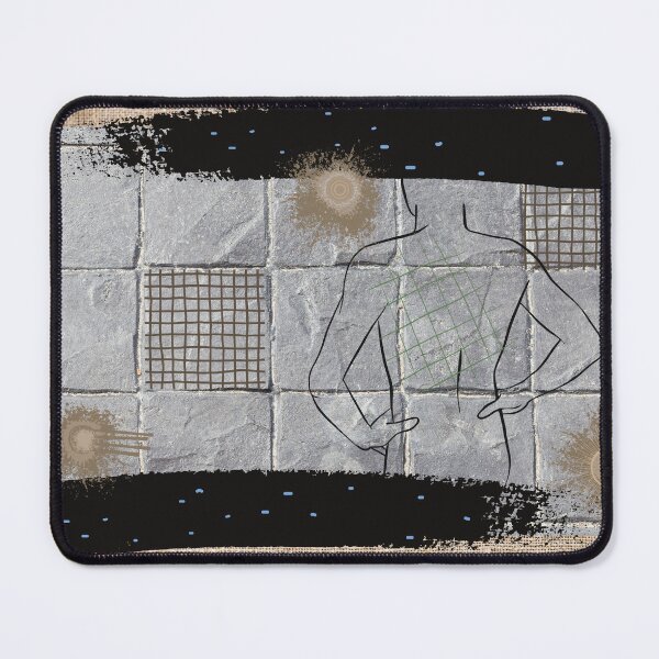 Item preview, Man on stone tile designed and sold by Project182500.