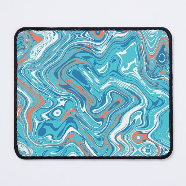 Item preview, Orange and Blue Liquid Swirl designed and sold by Saanis.