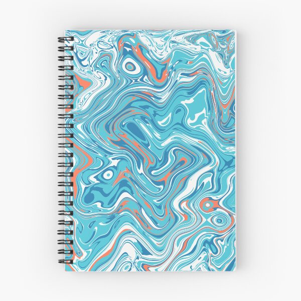 Item preview, Orange and Blue Liquid Swirl designed and sold by Saanis.