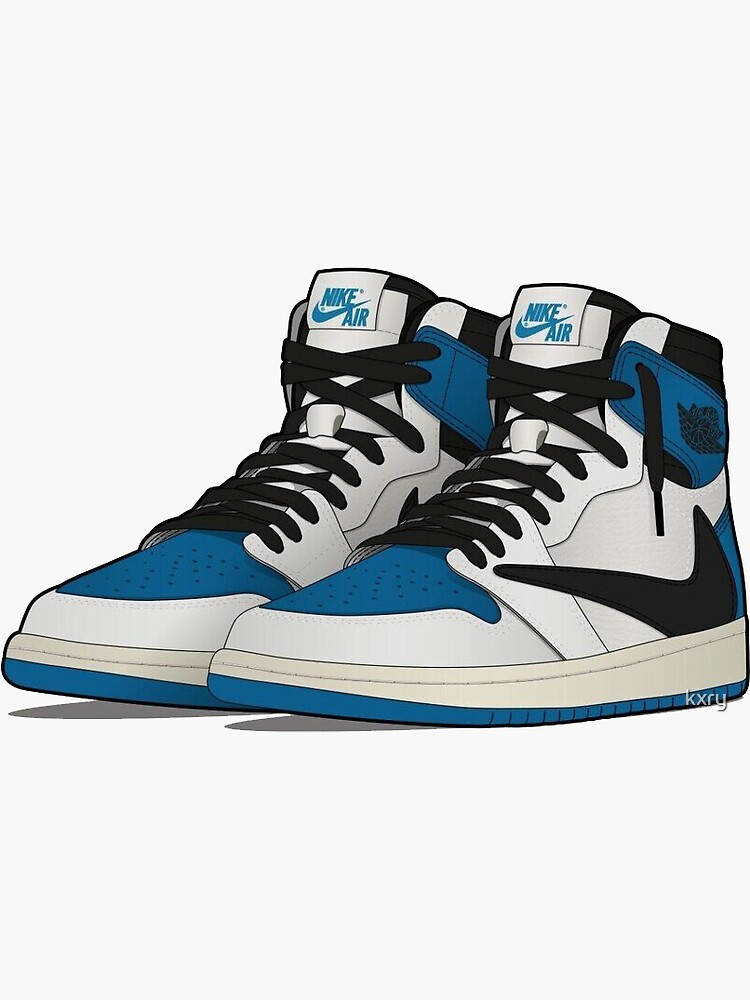 travis scott jordan 1 cartoon