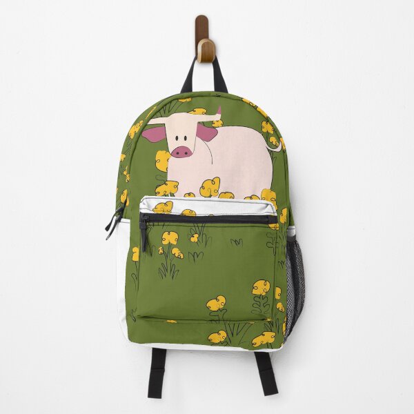 Item preview, Cute illustration with cow and yellow flowers designed and sold by Yulmsss.