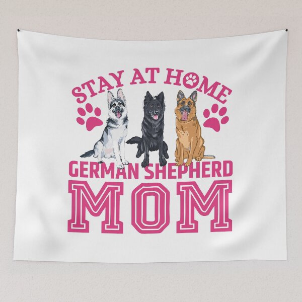 Item preview, Stay At Home German Shepherd Mom designed and sold by momofdoggos.