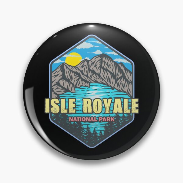 Item preview, Isle Royale National Park Michigan Vintage Art designed and sold by MrEddie10.
