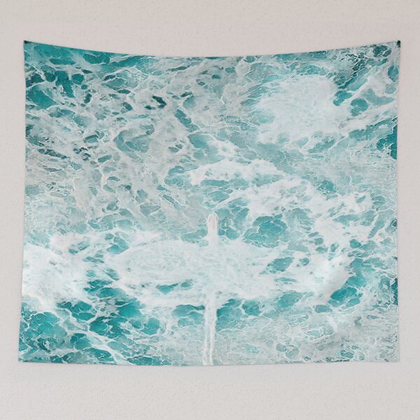 Item preview, Colorful February pattern in green wave designed and sold by Bekindtome.