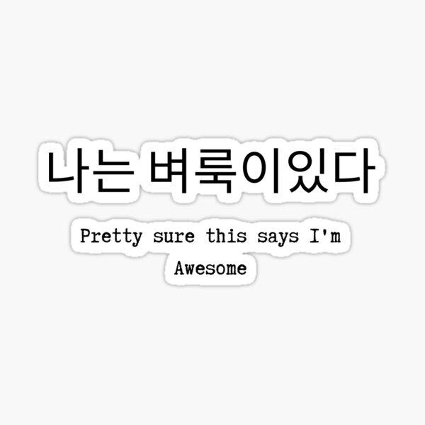 awesome-funny-korean-language-bad-translation-sticker-by-platinumteesrb-redbubble