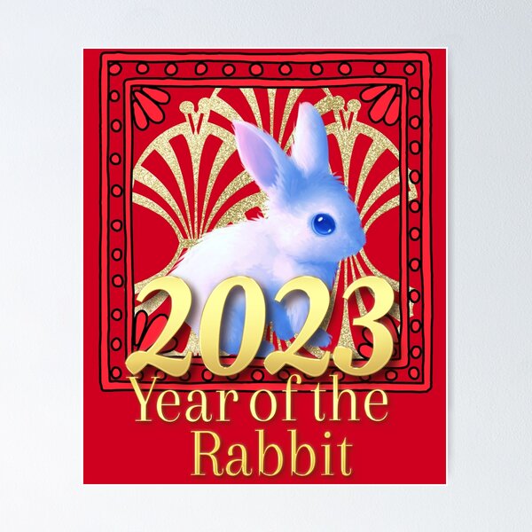 2023 Year of the Rabbit Chinese New Year Poster - Twinkl
